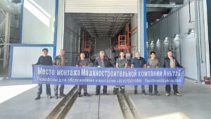 Sand Blasting Booth and Painting+ Drying Room for Russia